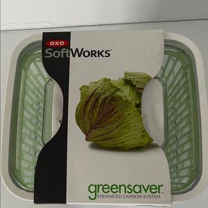 OXO SoftWorks Greensaver with White and Green Design